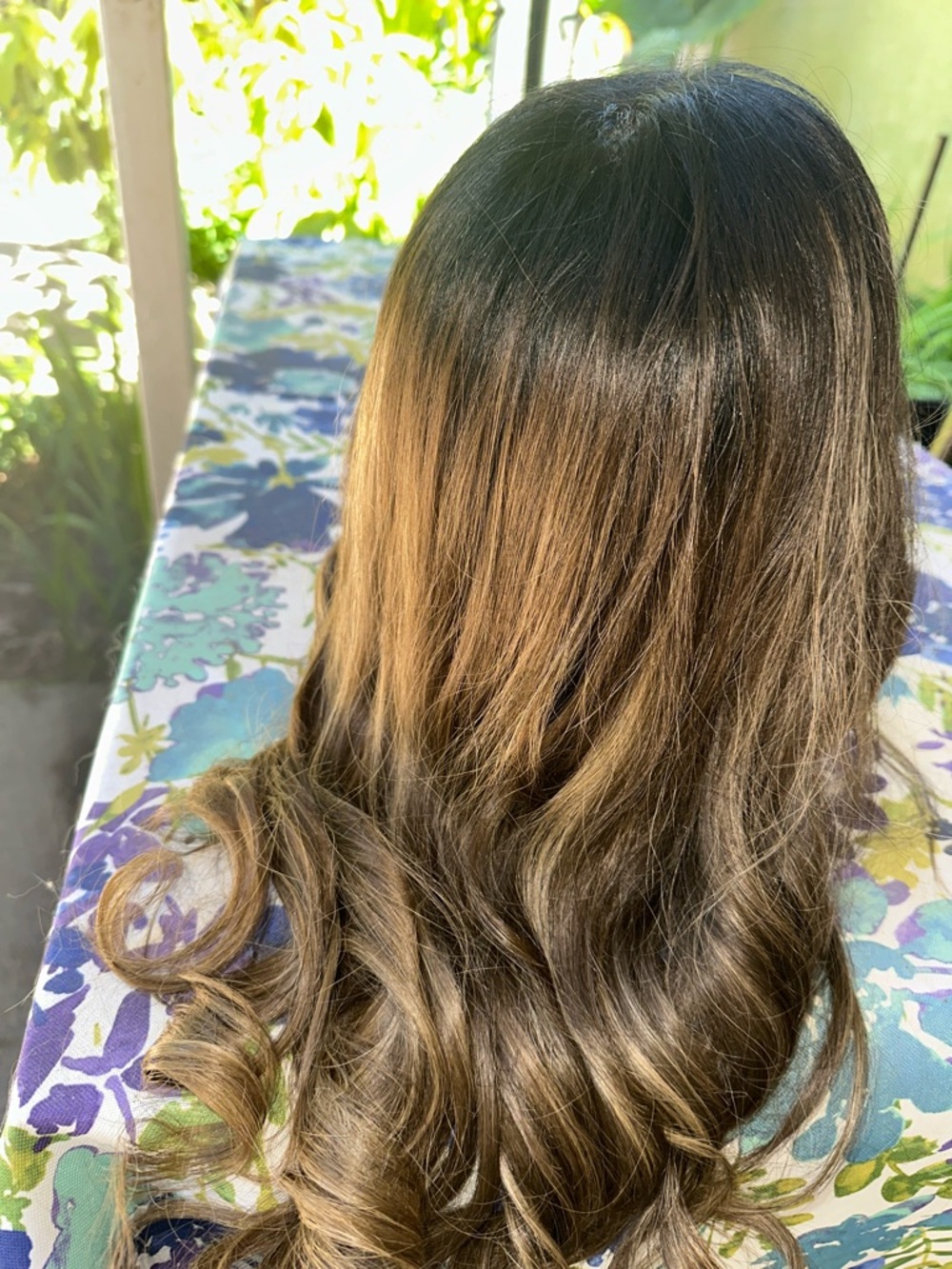 NWT Virgin Hair Ombré Brown Wig- Soft Waves